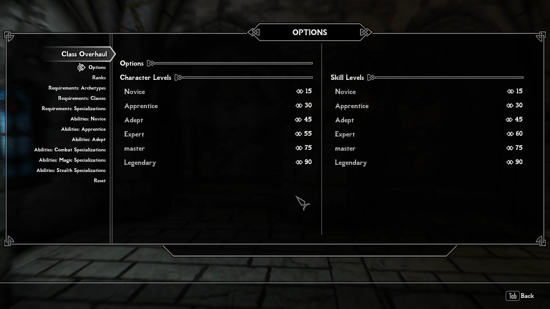 MCM Menu Setup at Skyrim Special Edition Nexus - Mods and Community