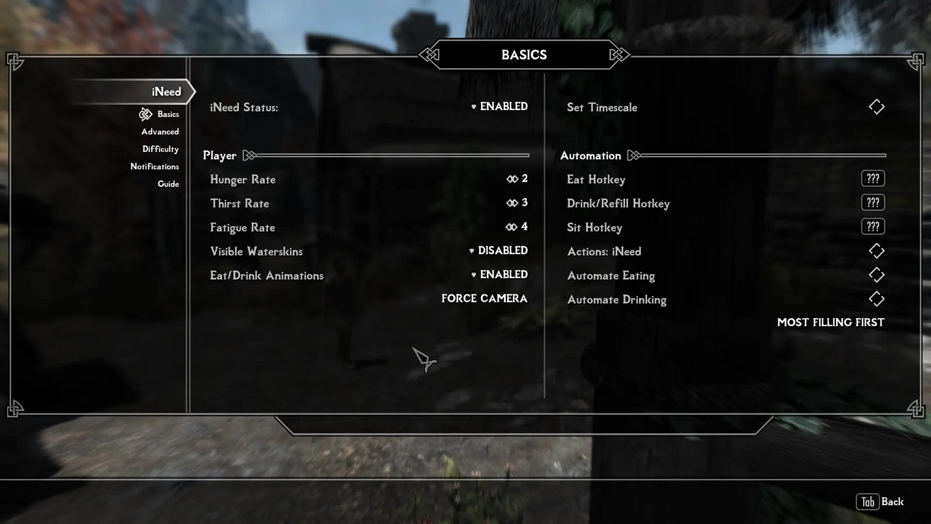 MCM Menu Setup at Skyrim Special Edition Nexus - Mods and Community