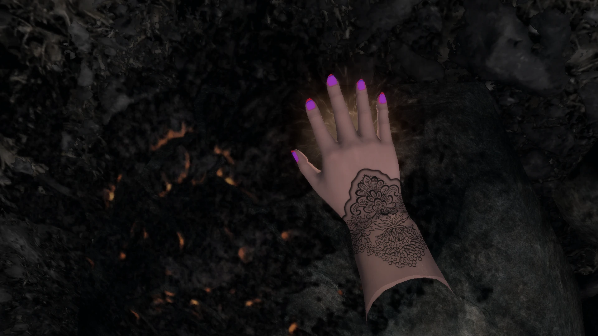 Zmds Hand Nails Art Texture Overlays For Racemenu Cbbe Se At Skyrim