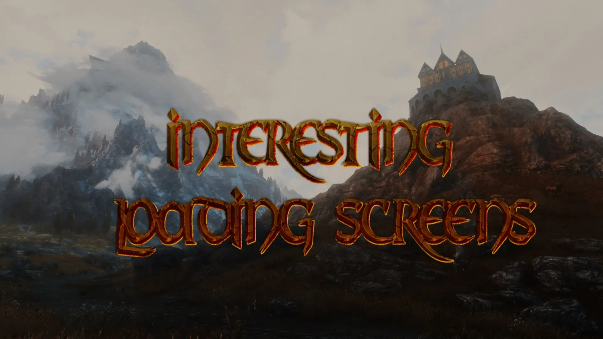 Skyrim static loading screens обзор