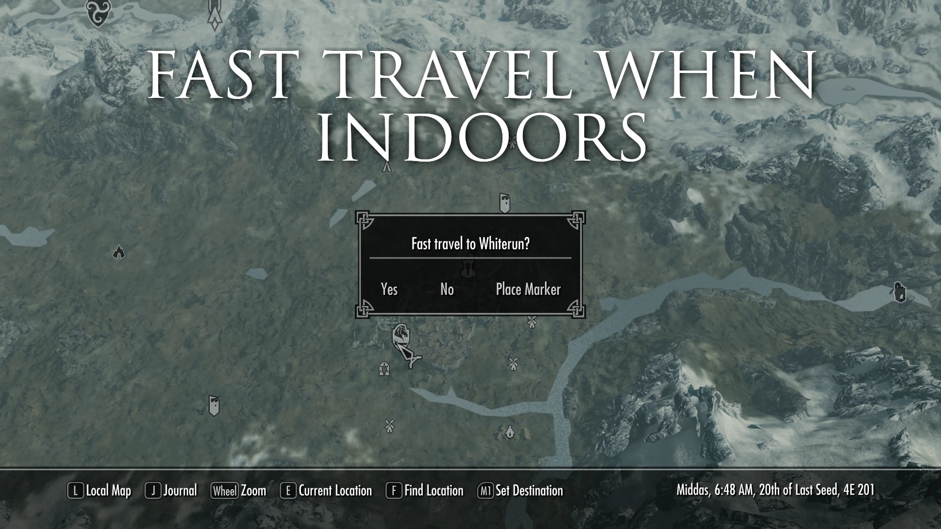 skyrim ctd when fast traveling