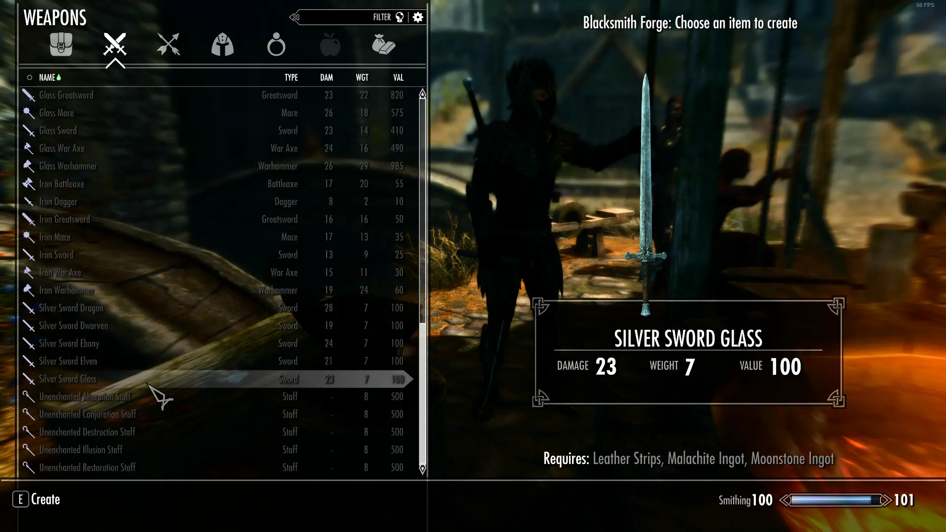 Silver Sword Revamped at Skyrim Special Edition Nexus - Mods and Community