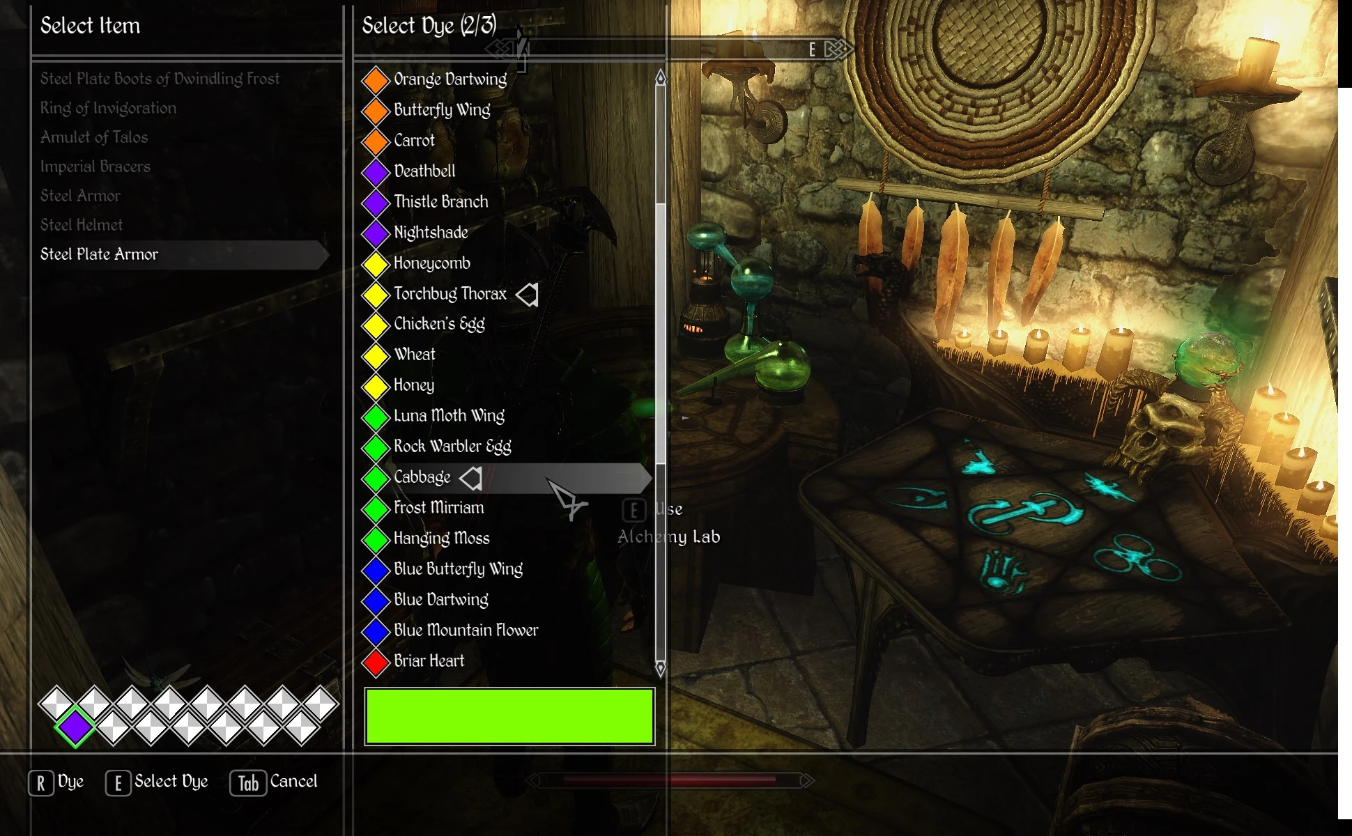 Dye Manager at Skyrim Special Edition Nexus - Mods and ...