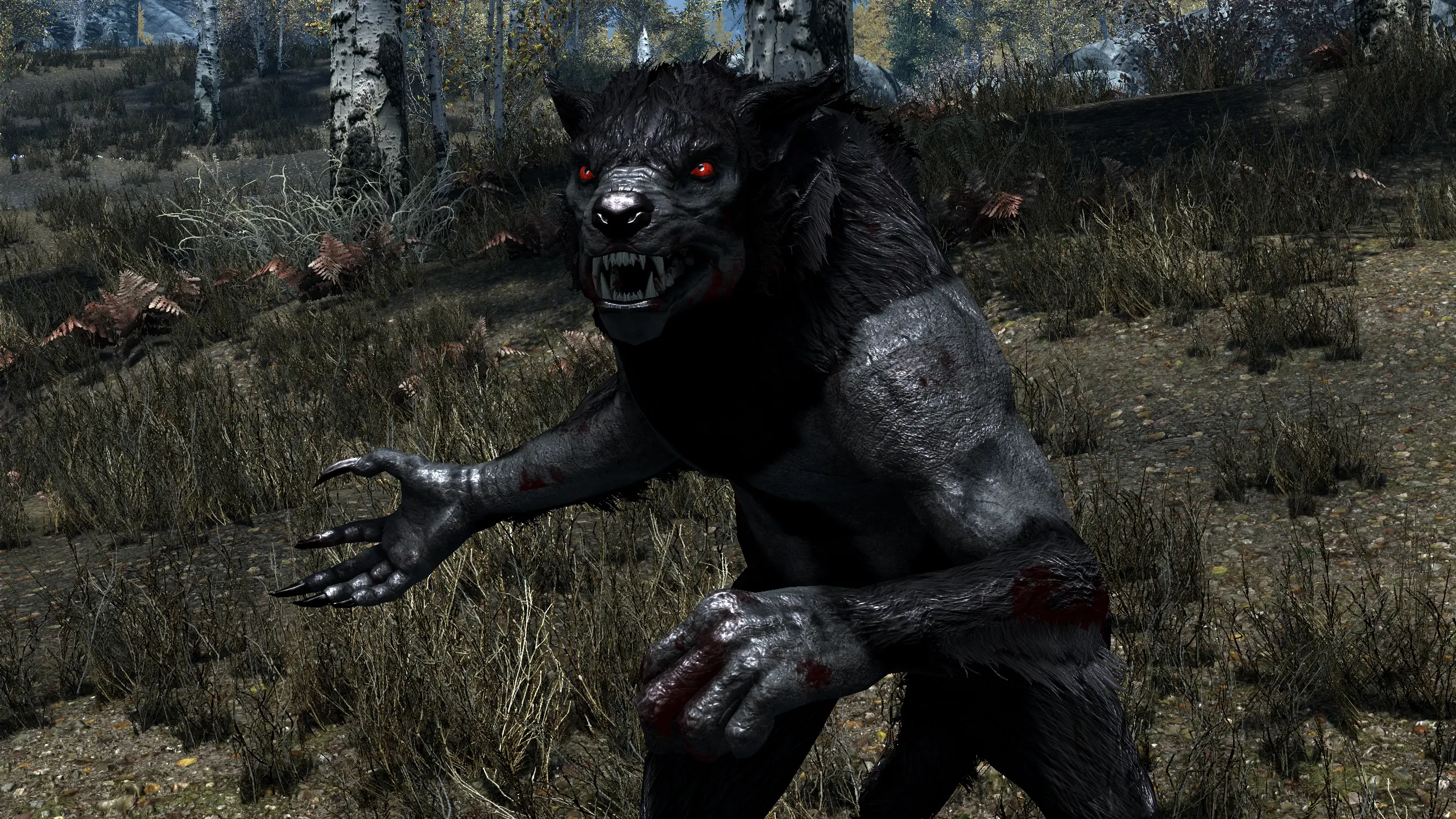 HD Werewolf Retexture (2023 Update) at Skyrim Special Edition Nexus ...