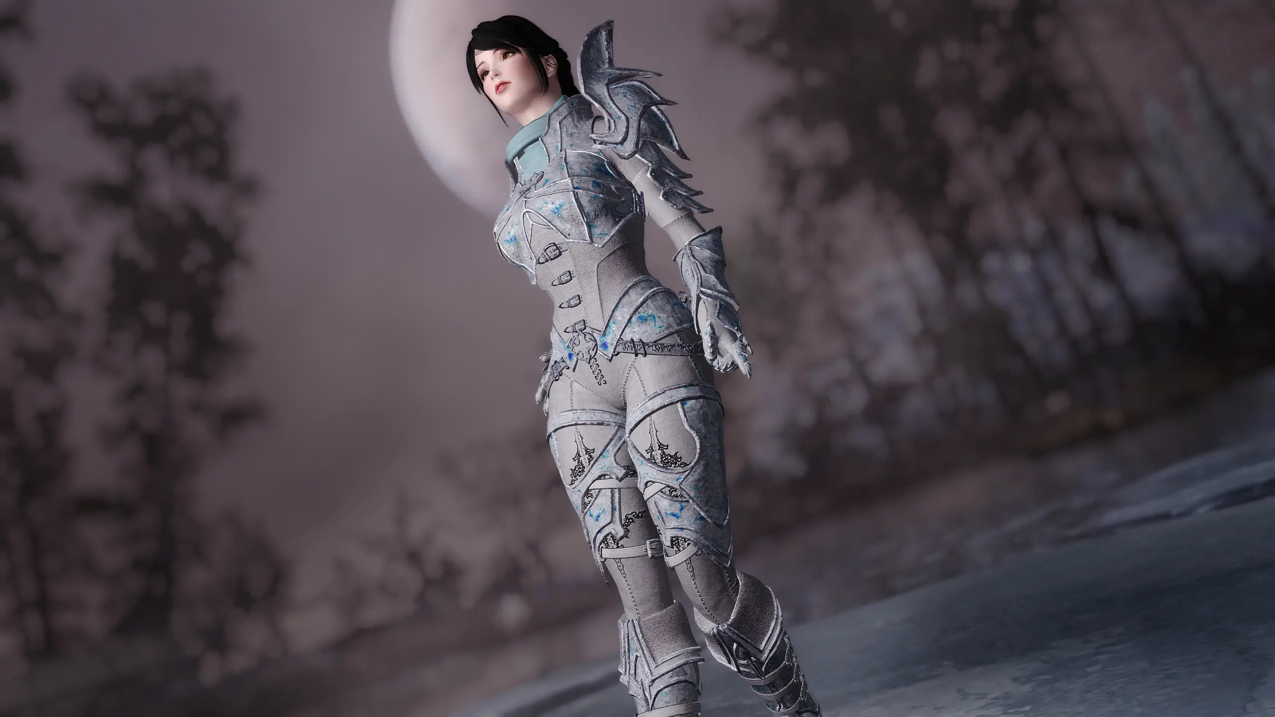 Demon Hunter Armour Sse Cbbe Bodyslide At Skyrim Special Edition