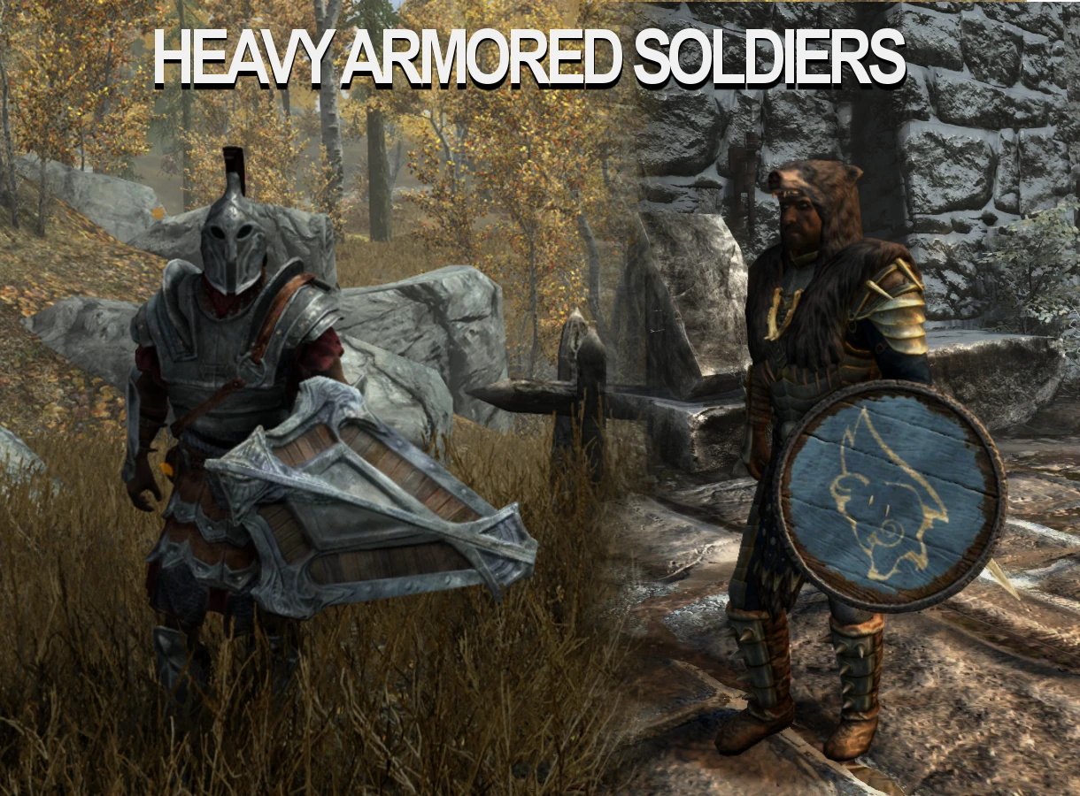 Heavy Armored Soldiers at Skyrim Special Edition Nexus - Mods and Community