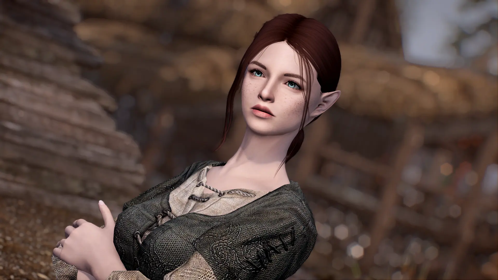 Skyrim KS hairdos. Skyrim Wood Elf preset. Skyrim smp hair.