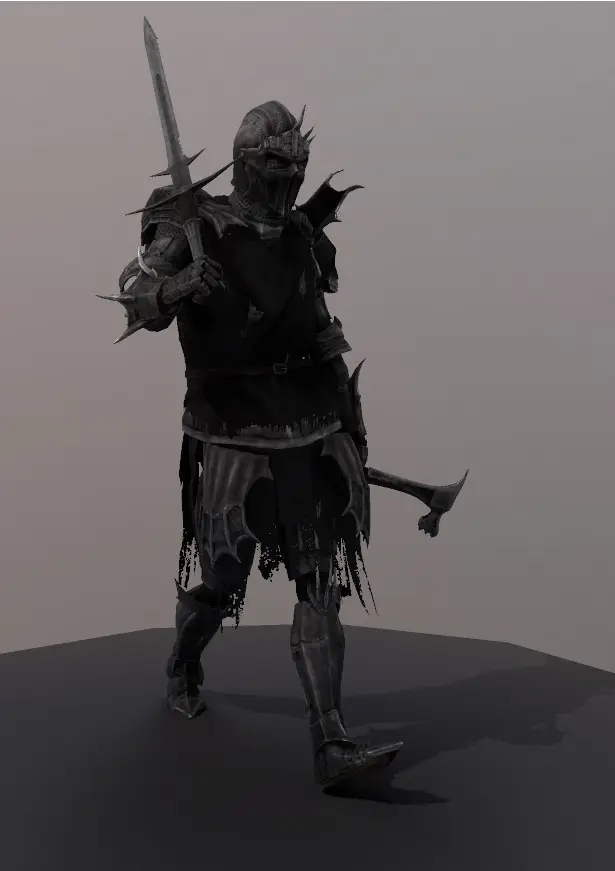 Dreaded Warrior (Ebony Warrior Replacer) at Skyrim Special Edition ...