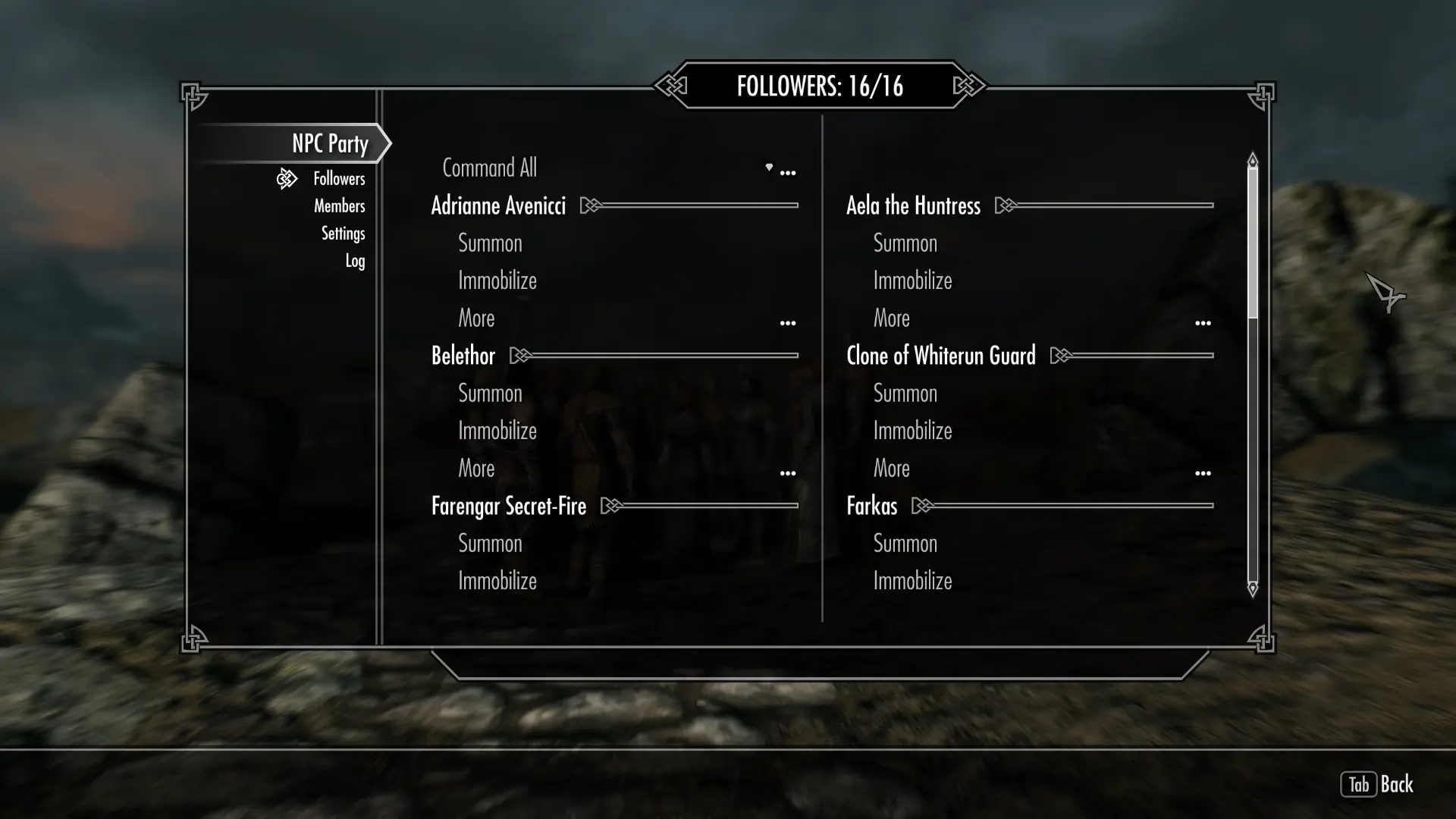 NPC Party at Skyrim Special Edition Nexus - Mods and Community