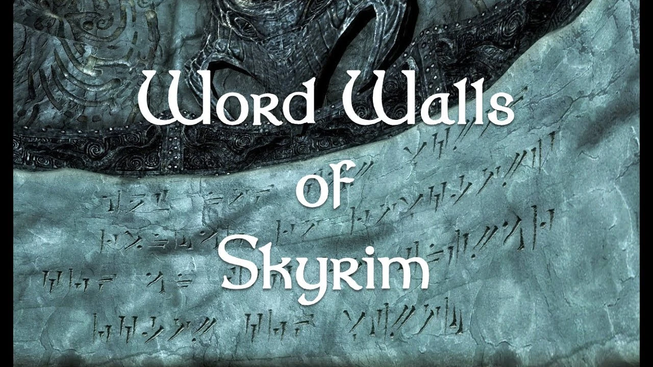 the forst wordwall skyrim