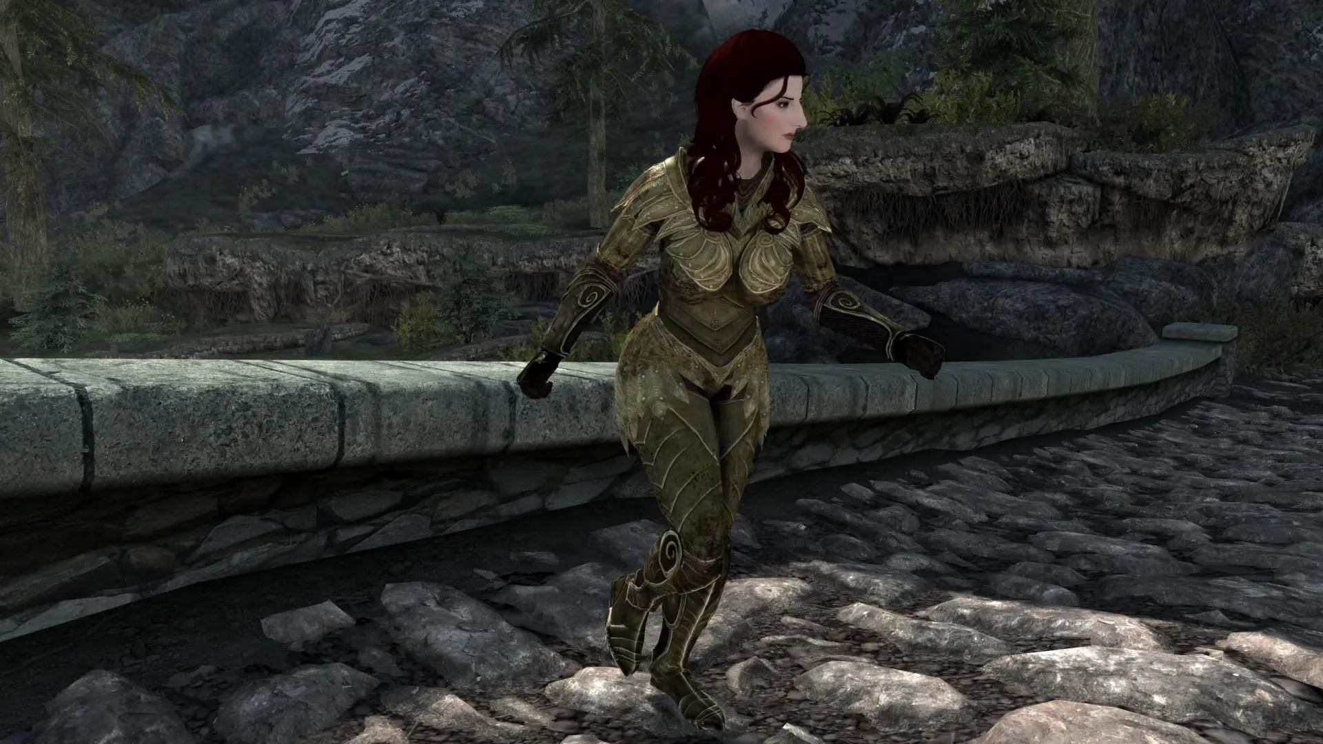 Truly Light Elven Armor Female Replacer And Standalone Cbbe 3ba 3bbb At Skyrim Special 