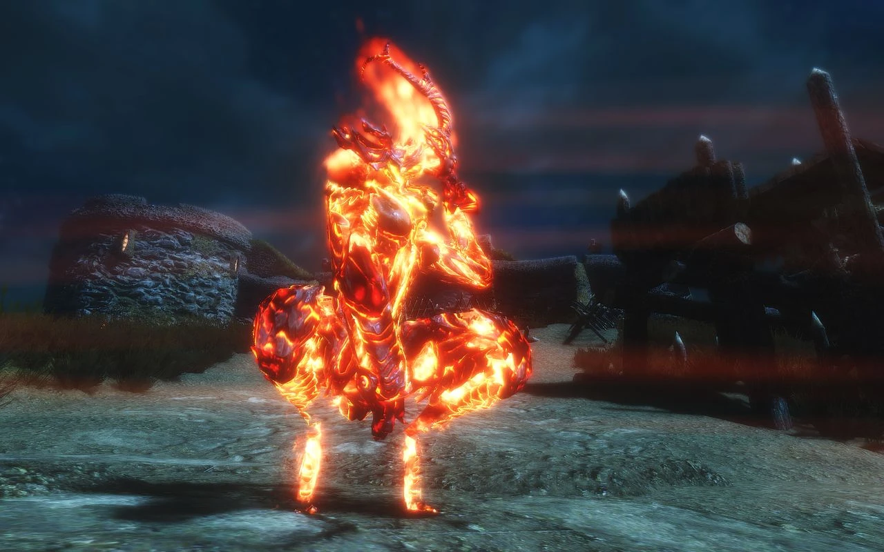 Playable Flame Atronach Sse At Skyrim Special Edition. 