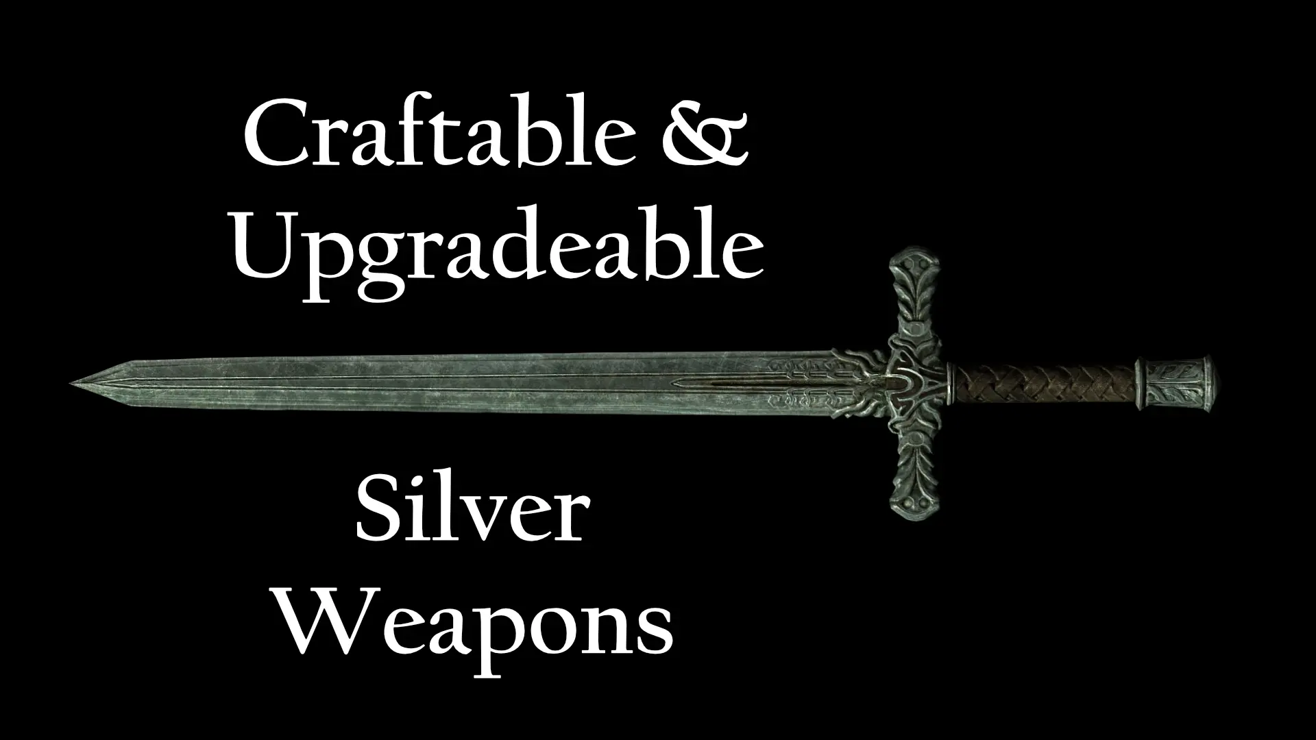 Craftable weapons. Silver Weapon.