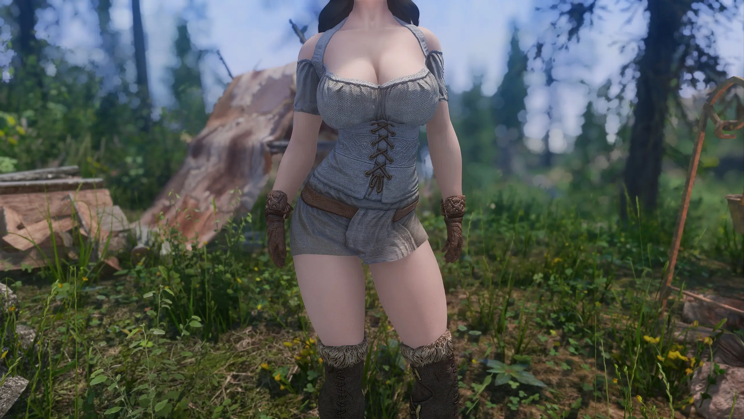 Minidresses Collection For Bhunp Bodyslide Vanilla Outfit Replacer At Skyrim Special Edition