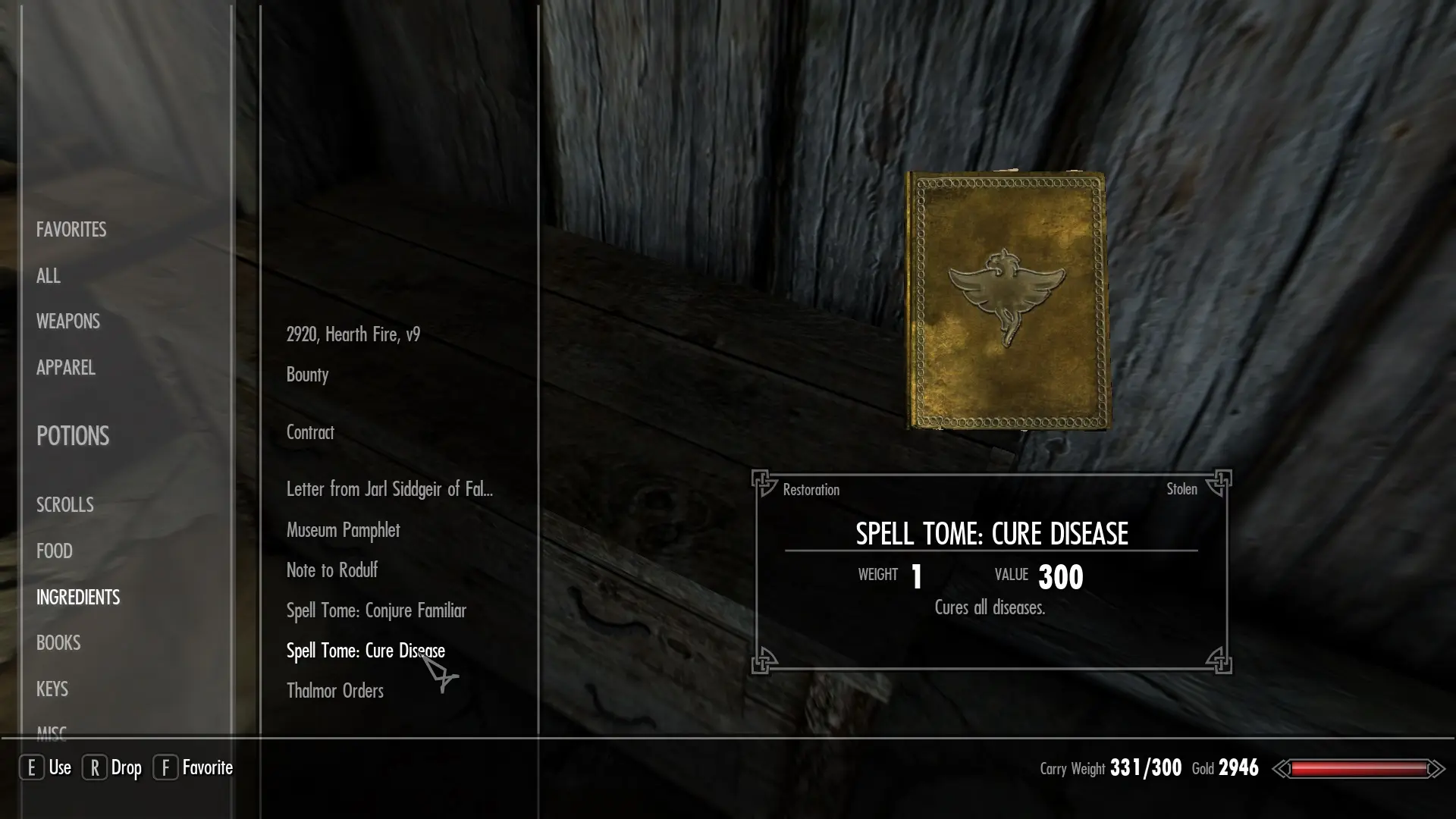 Cure Disease Spell at Skyrim Special Edition Nexus - Mods and Community