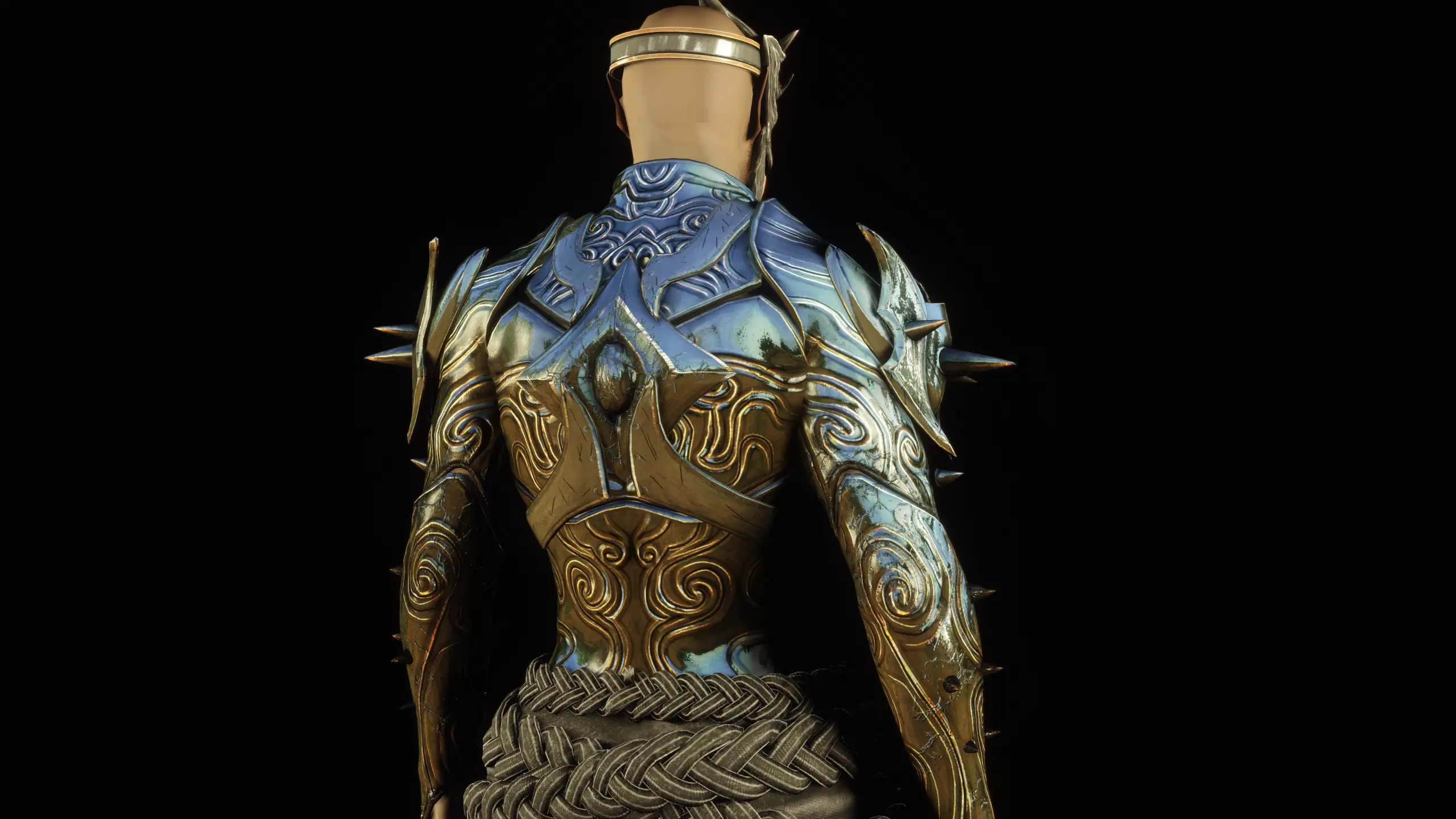 Elven Death Knight Armors Collection HDT SMP SE At Skyrim Special   35738 1588948691 572151985 