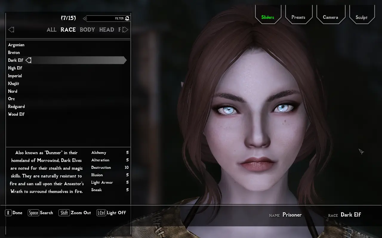 a racemenu preset for bijin skin unp at skyrim special edition nexus.