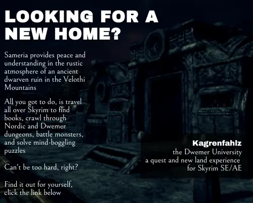 Rkung-Zel Dwemer Player home at Skyrim Special Edition Nexus - Mods and  Community