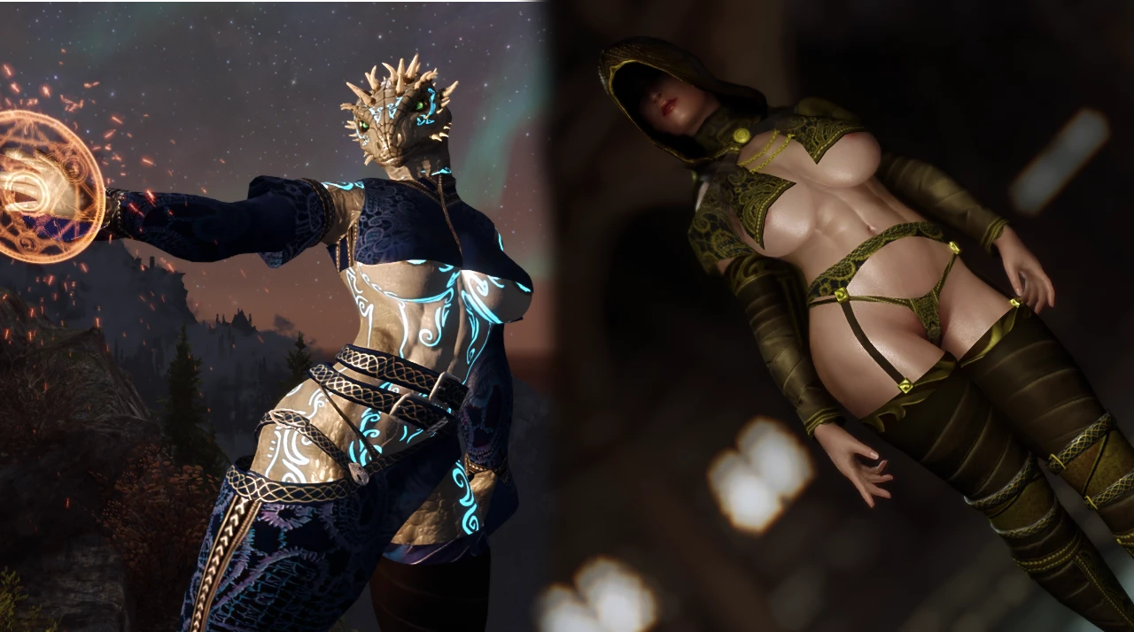 Bikini Mage Robes Cbbe Downloads Skyrim Special Edition Adult Mods Loverslab