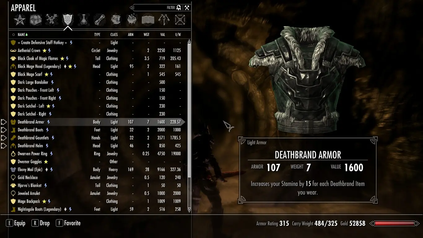 Deathbrand Weapons And Armor Replacer At Skyrim Special Edition Nexus   41786 5 1378565600 