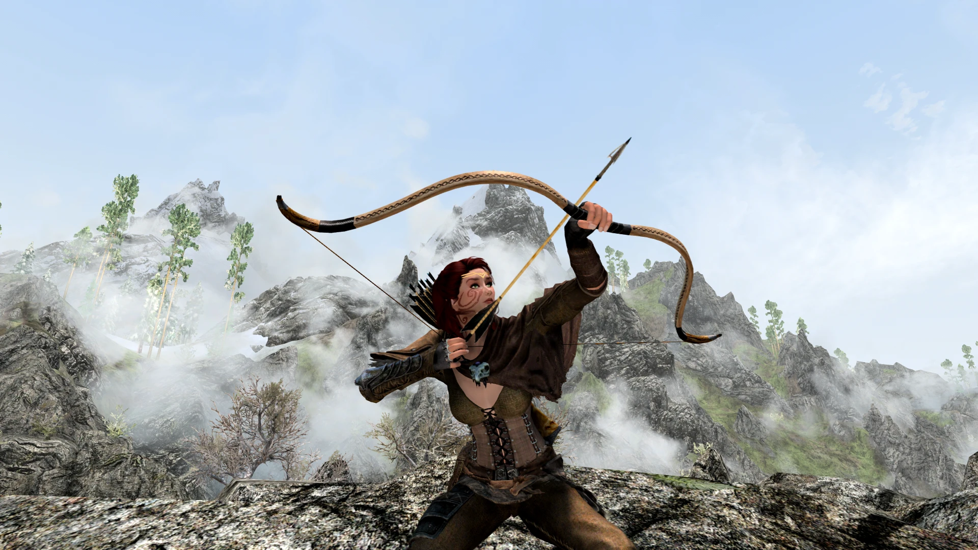 skyrim increase archery console