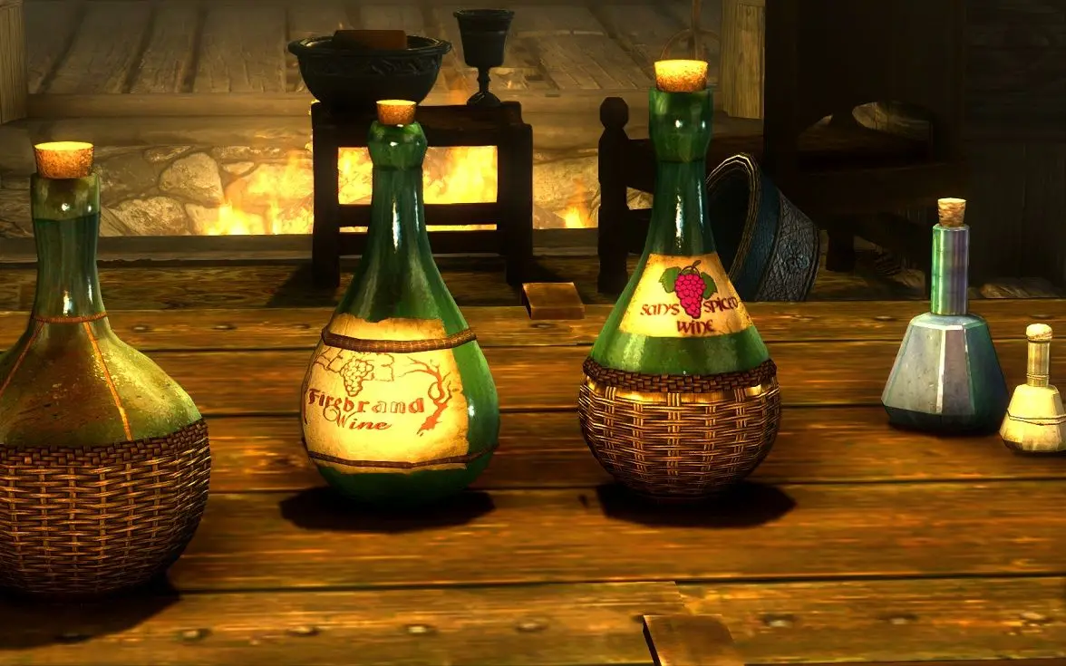 mods for skyrim wine