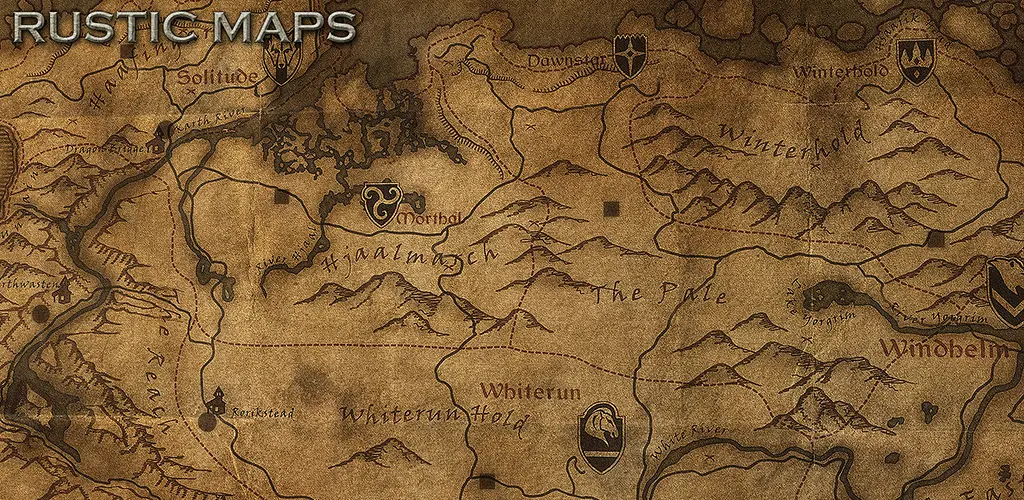 skyrim se map mod