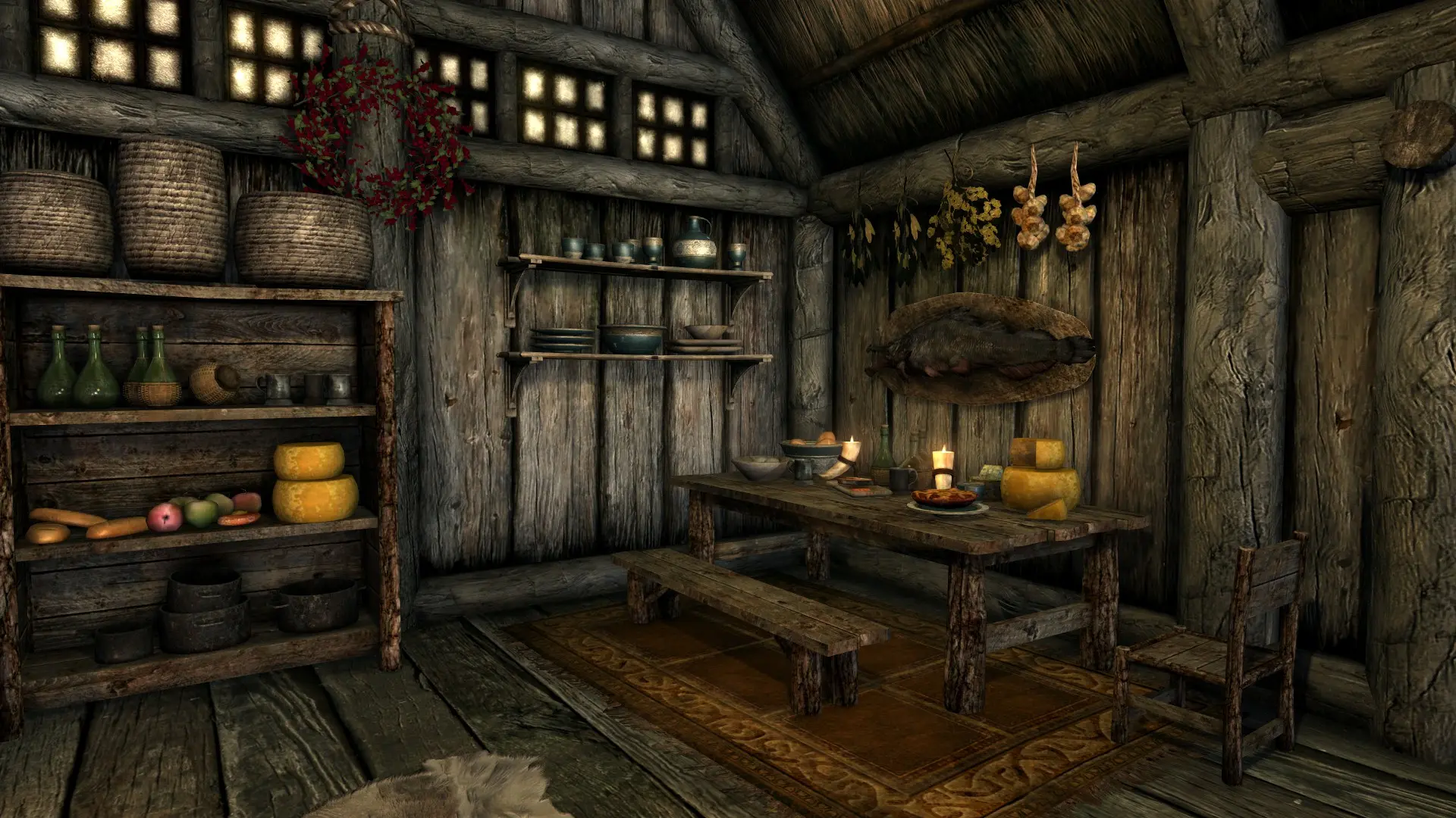 Snowberry Cottage - Rebuild Hroggar's House at Skyrim Special Edition ...