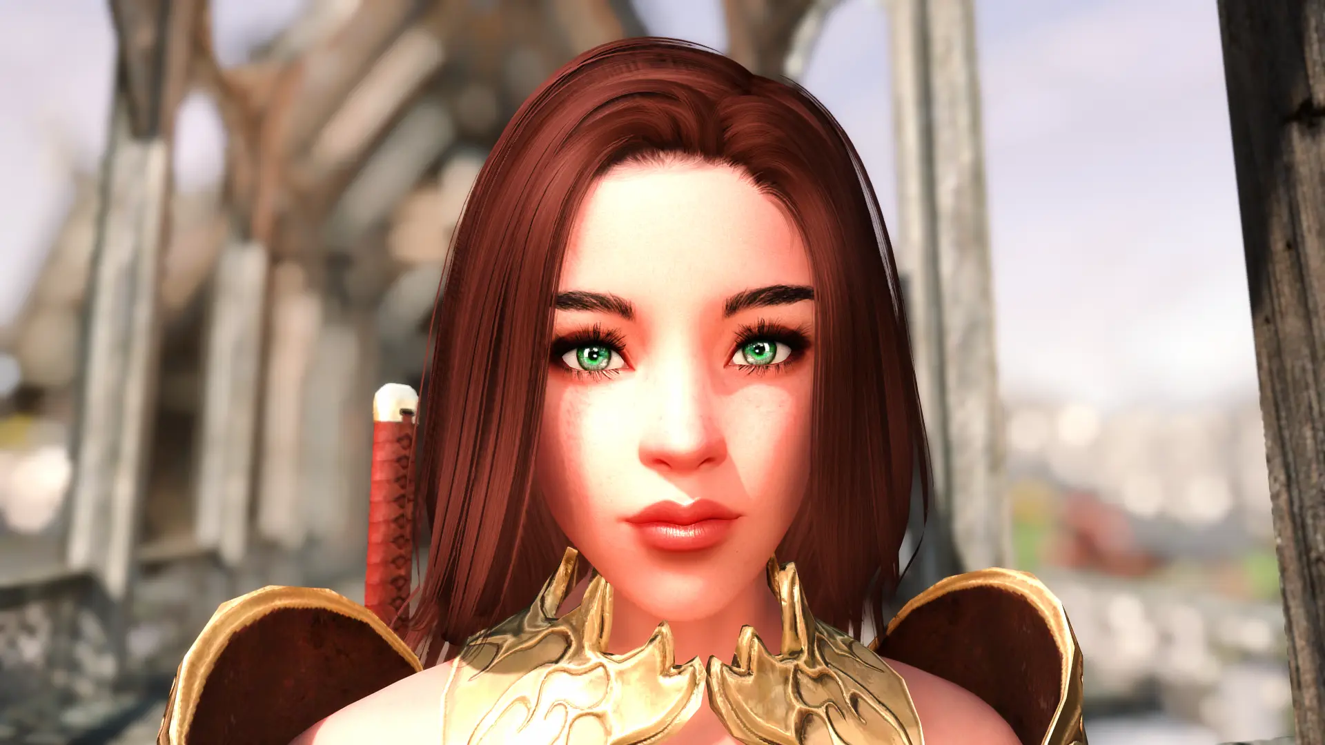 Default preset. High Poly Vanilla hair.