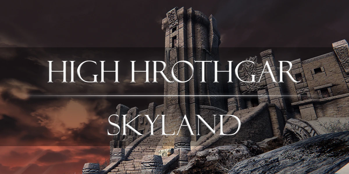 Skyland High Hrothgar At Skyrim Special Edition Nexus Mods And Community