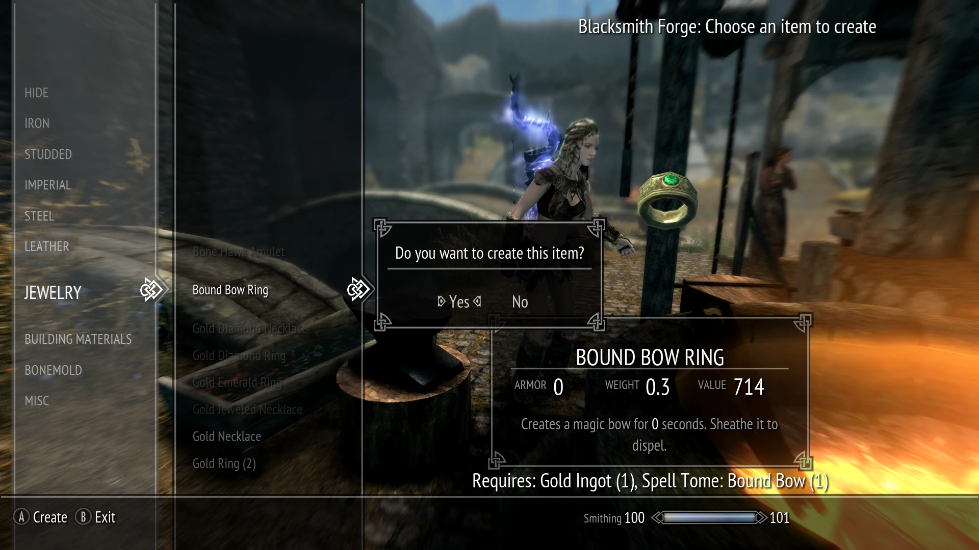 Bound Bow Ring At Skyrim Special Edition Nexus Mods And Community   46862 1615532390 1351132764 