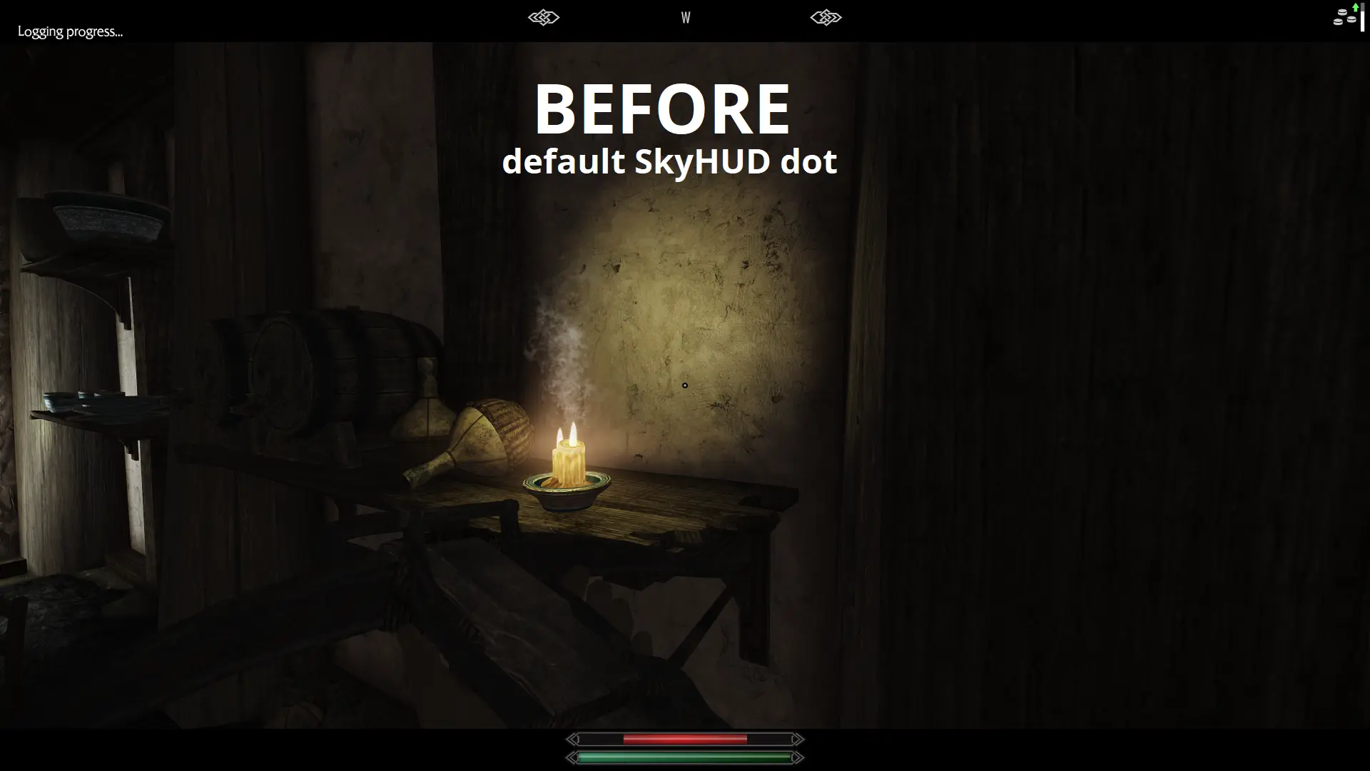 SkyHUD - Alternative White Dot Crosshair at Skyrim Special Edition ...