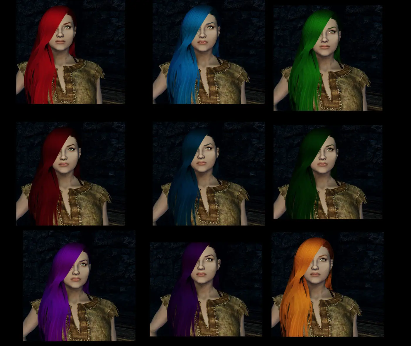 Skyrim More Hair Colors Mod