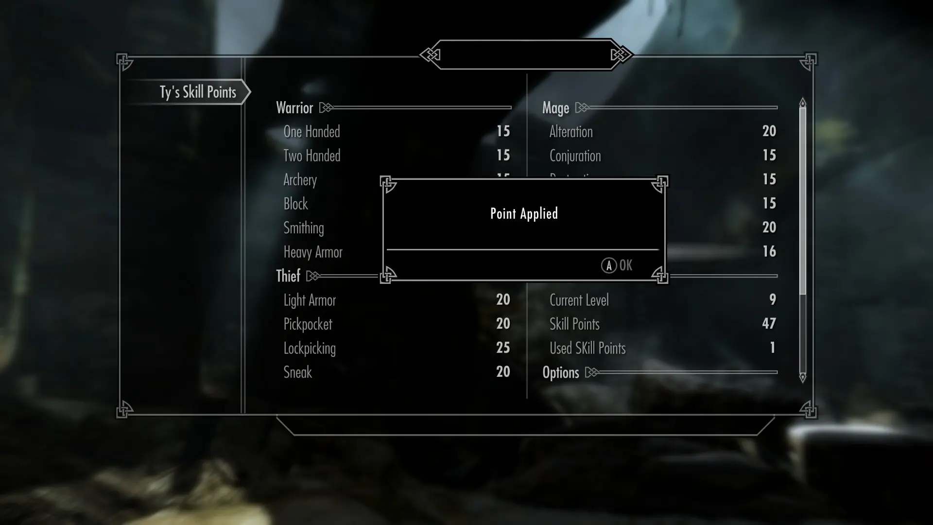 Ty S Skill Points At Skyrim Special Edition Nexus Mods And Community   48620 1620142668 179008407 