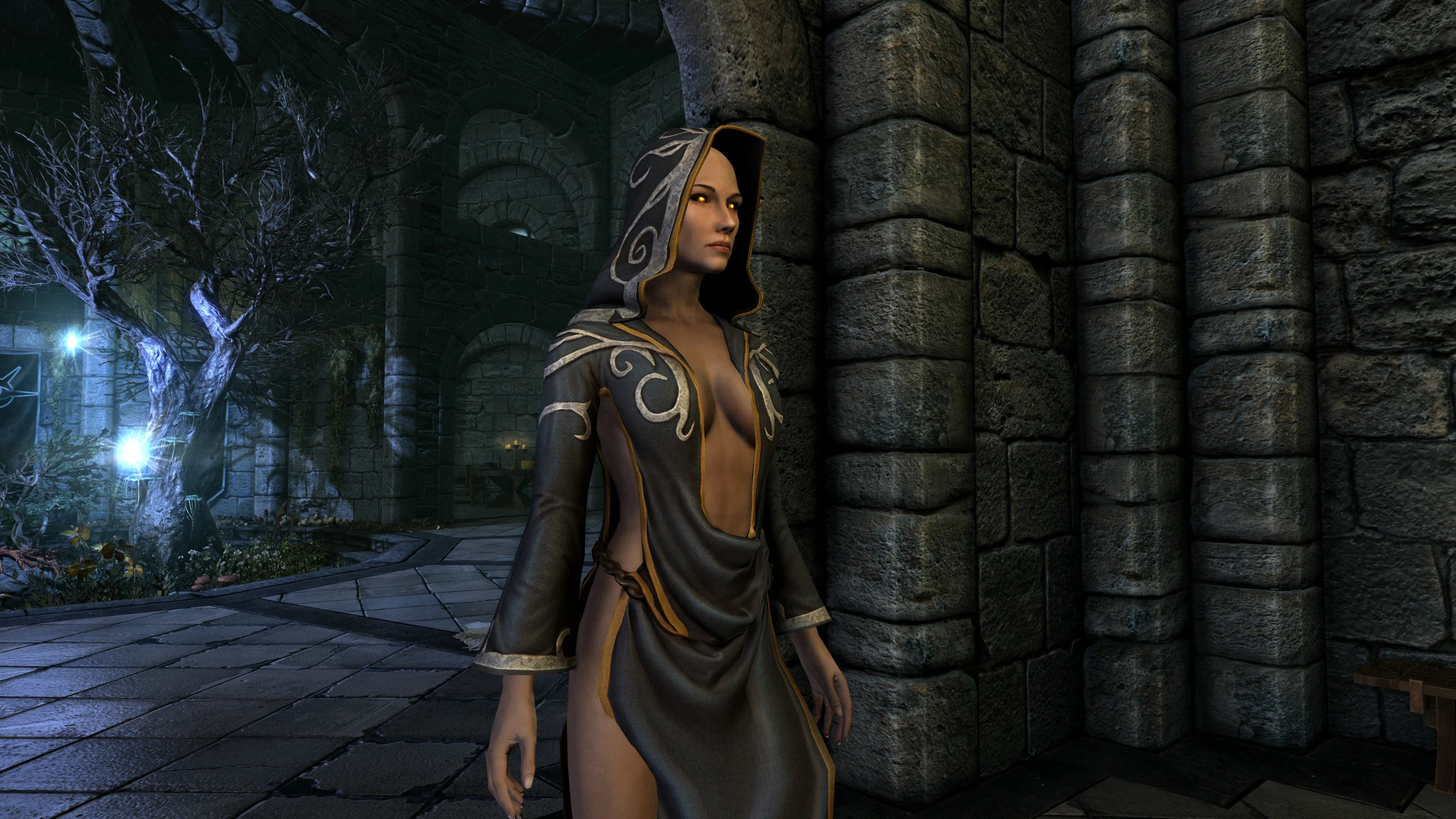 Nocturnal Archmages Robes At Skyrim Special Edition Nexus.