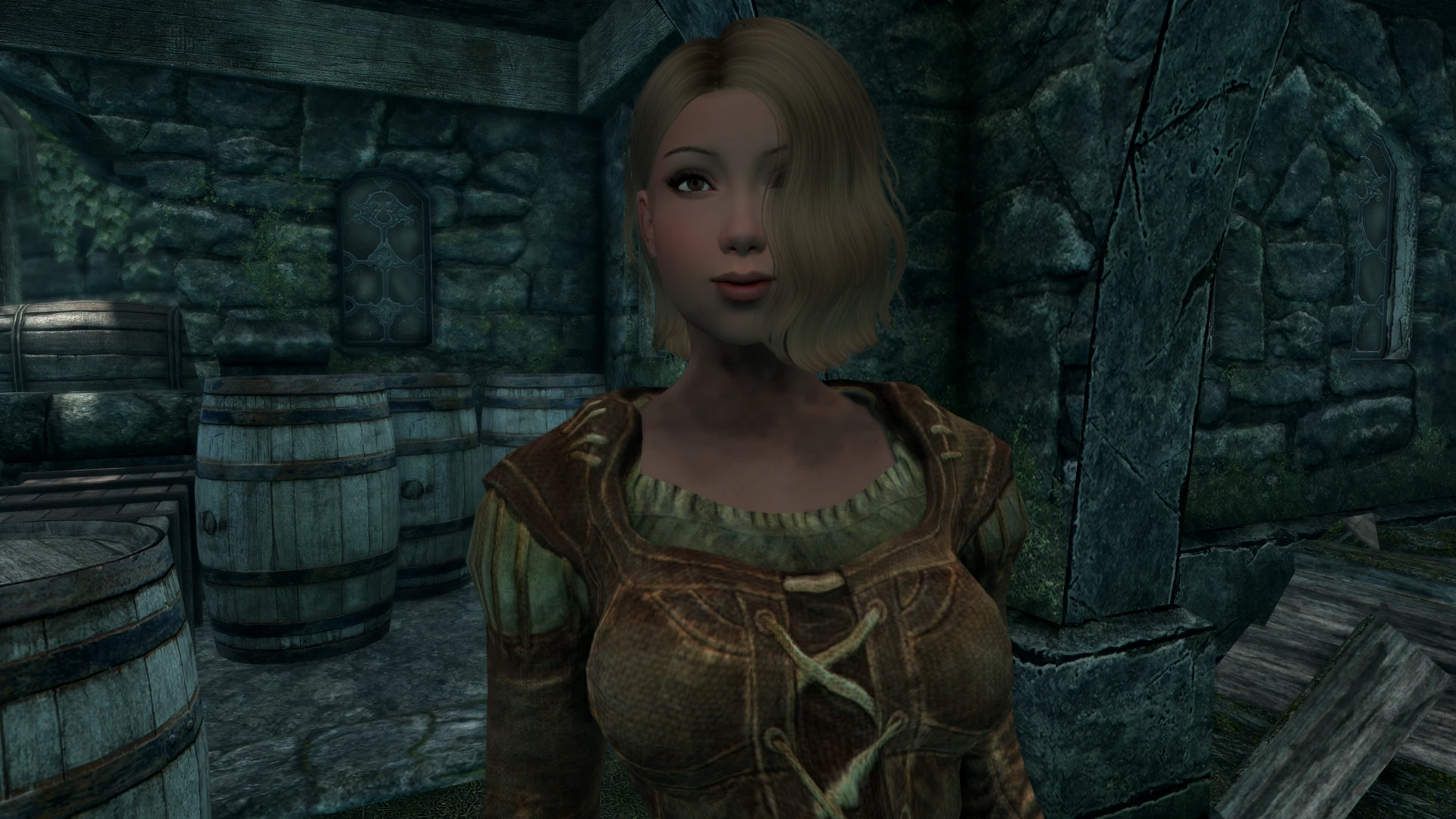 Wodo's Vivienne Onis with Physics Wig (ESL) at Skyrim Special Edition ...