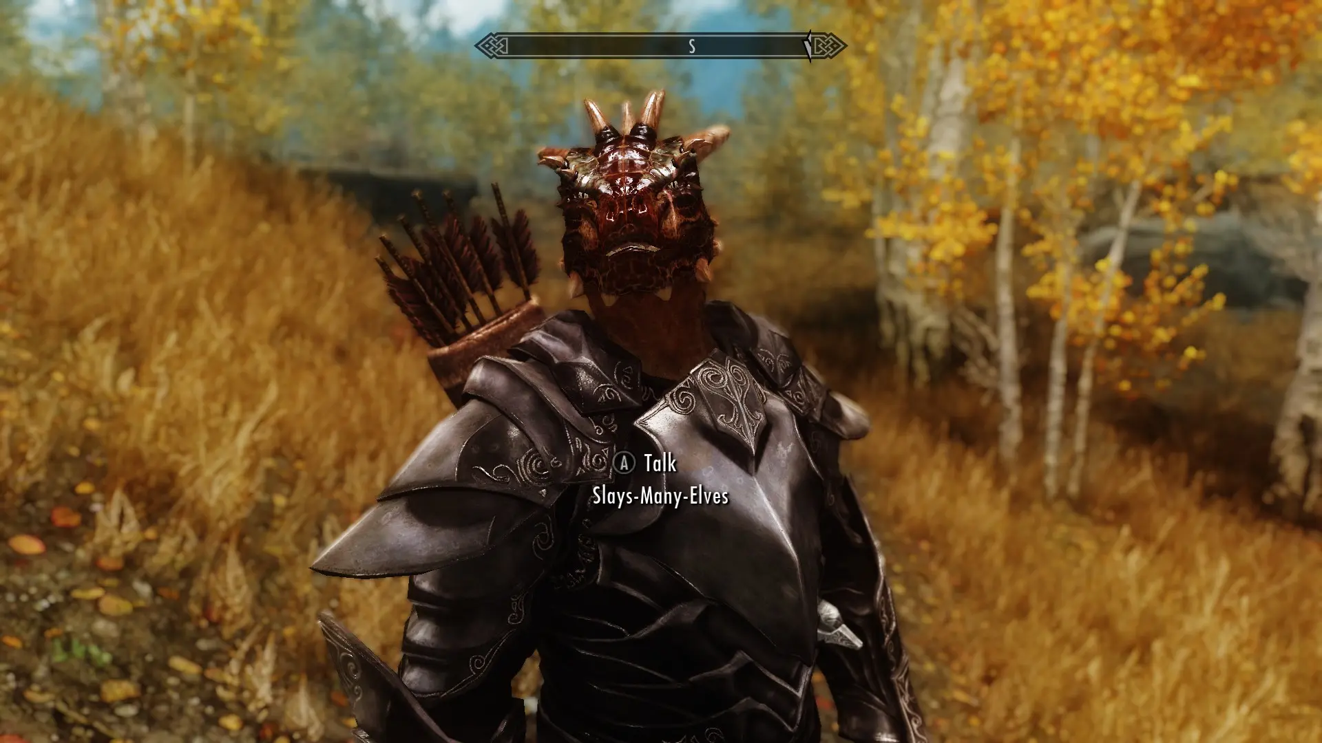 Slays Many Elves - Brutal looking Argonian follower at Skyrim Special ...