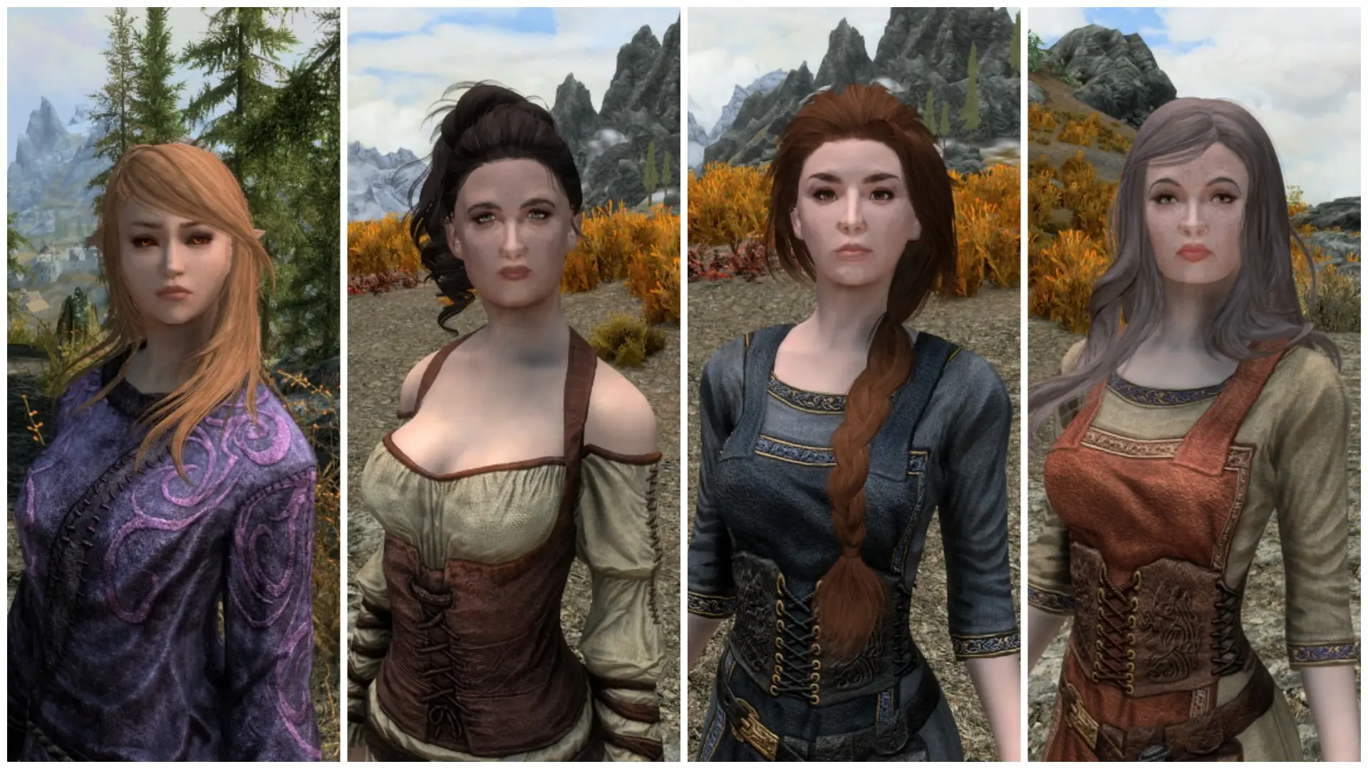 Изменение внешности нпс. Изменить внешность НПС скайрим. Skyrim cute female NPCS. NPC female body tweaks.