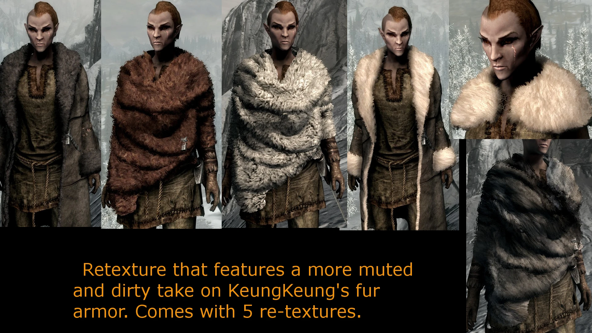 FurArmorSetSE - Muted Color Retexture at Skyrim Special Edition Nexus - Mod...