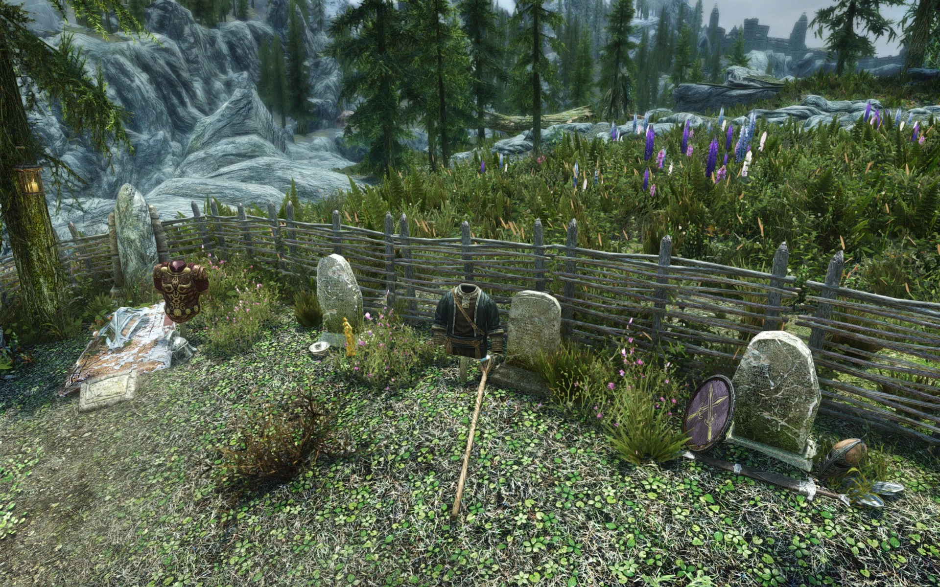 Dragon bridge Burial Site Graveyard at Skyrim Special Edition Nexus ...