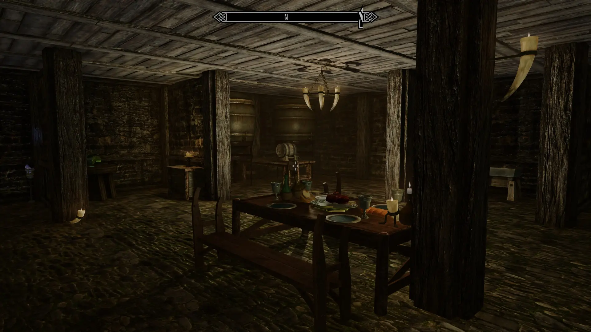 Goldenglow Is Yours Basement Upgrades At Skyrim Special Edition Nexus 