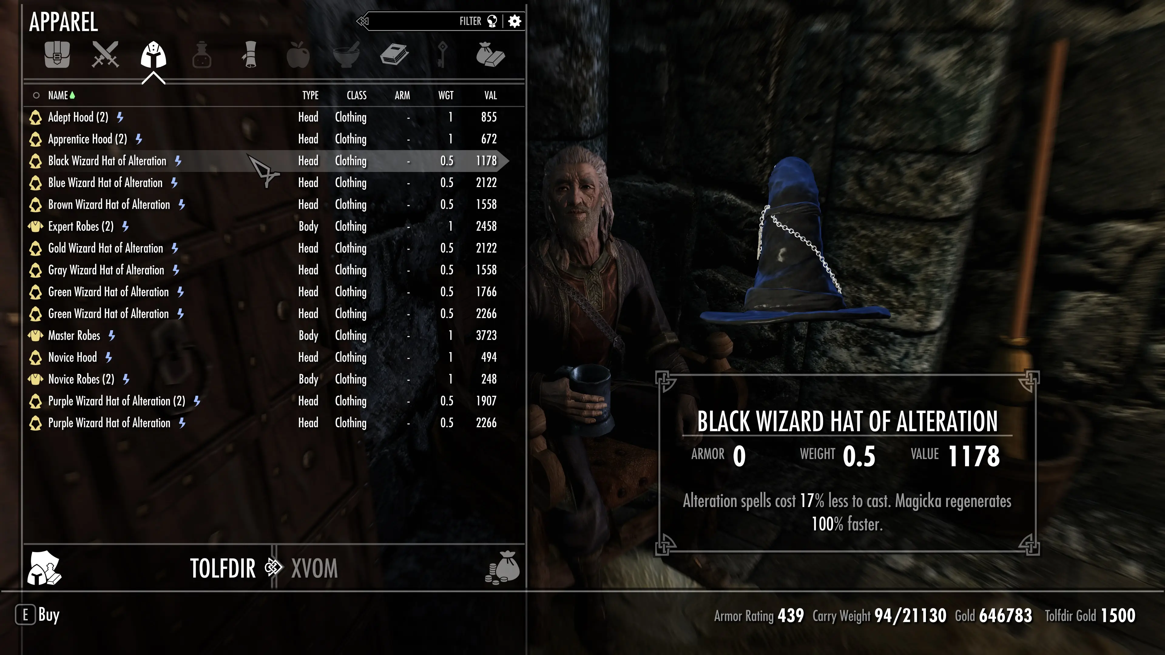 Assorted Wizard Hats at Skyrim Special Edition Nexus - Mods and Community