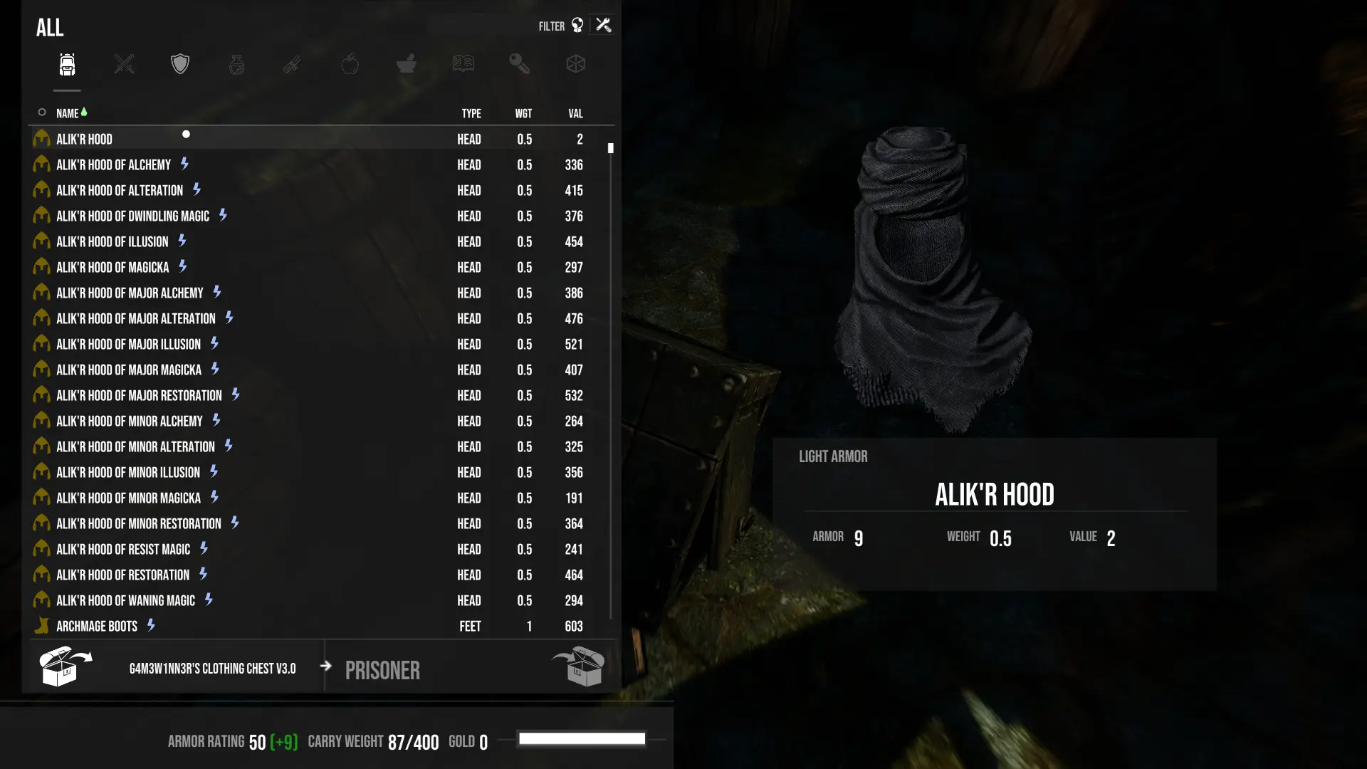 Armor Variants 4 All - Clothing Edition at Skyrim Special Edition Nexus ...