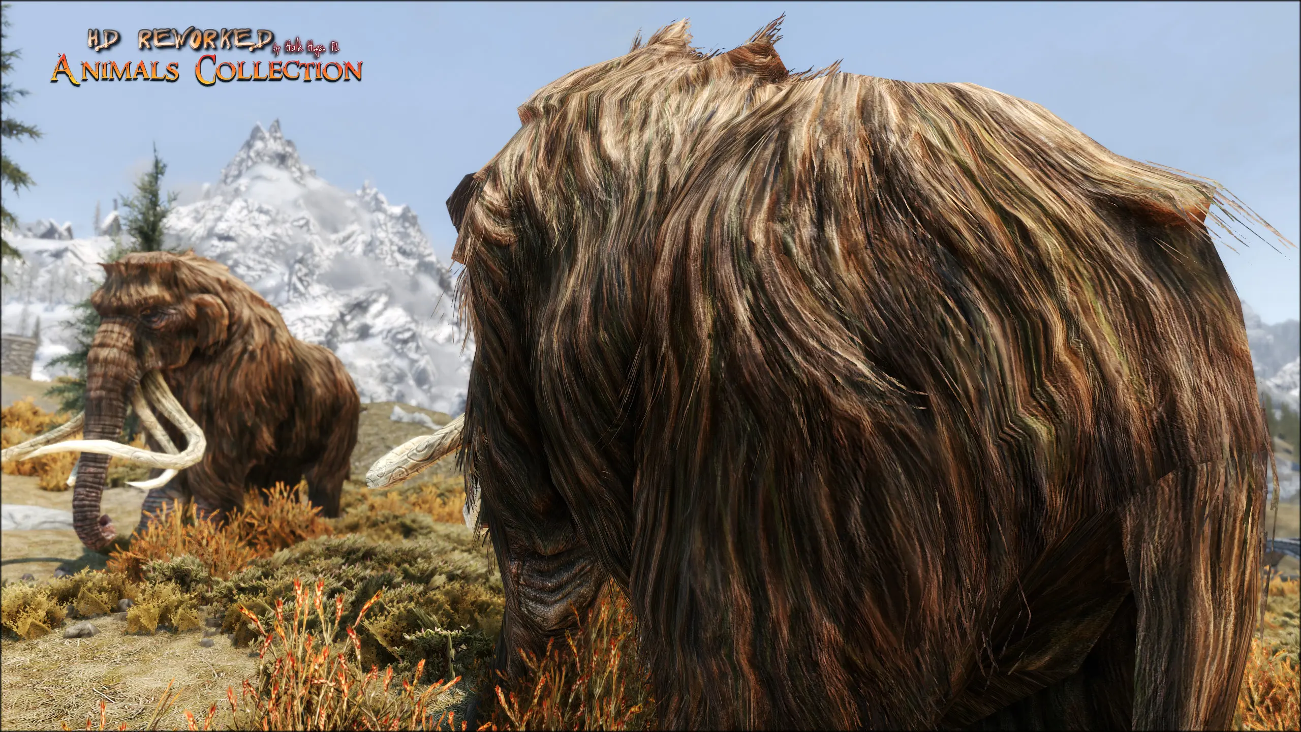 Hd Reworked Mammoths 4k At Skyrim Special Edition Nexus Mods And Community 4003