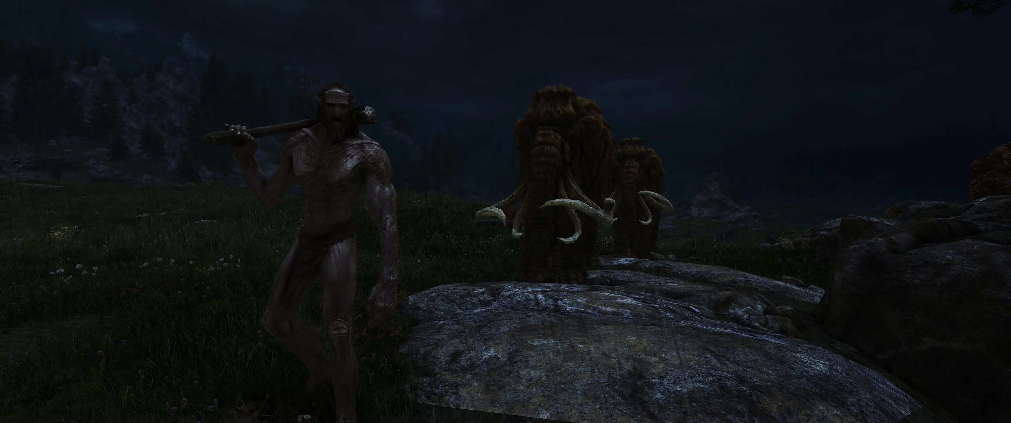 Hd Reworked Mammoths 4k At Skyrim Special Edition Nexus Mods And Community 0474