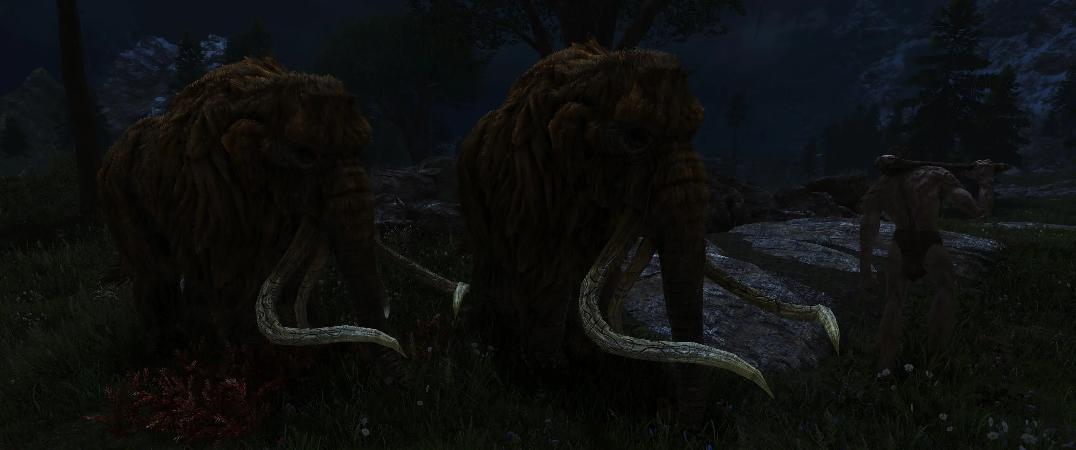 Hd Reworked Mammoths 4k At Skyrim Special Edition Nexus Mods And Community 5907