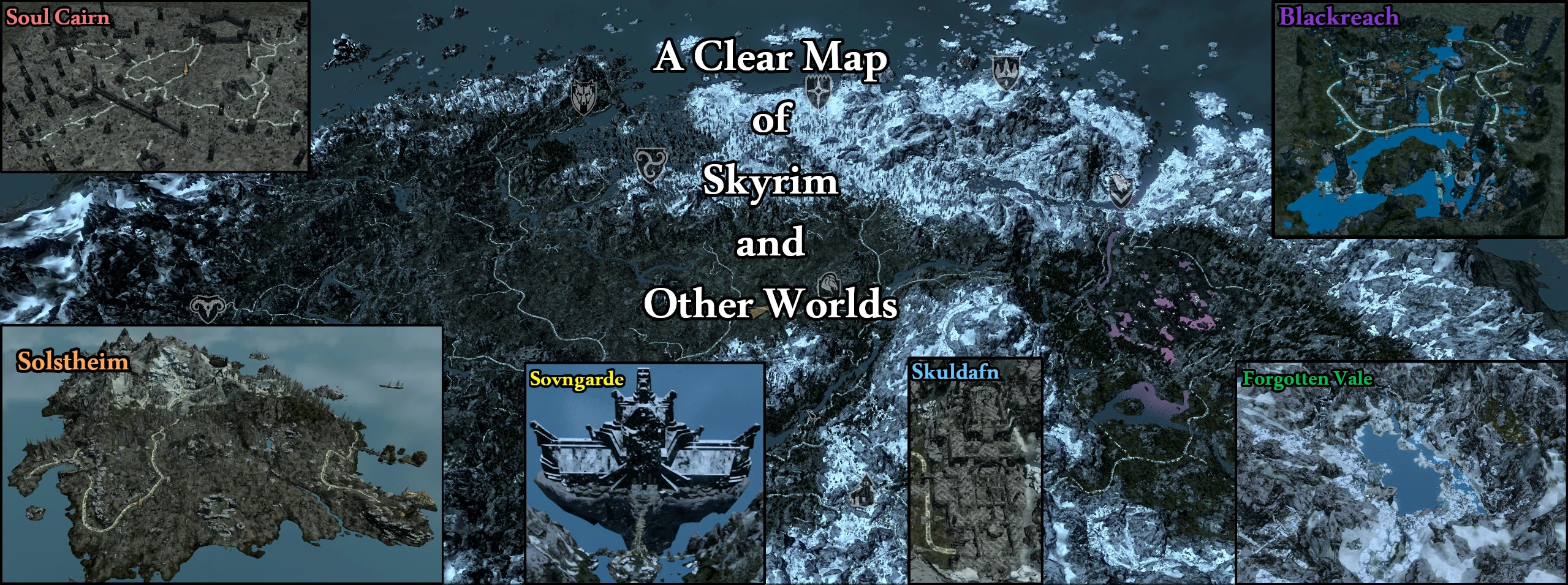 Карта для skyrim se