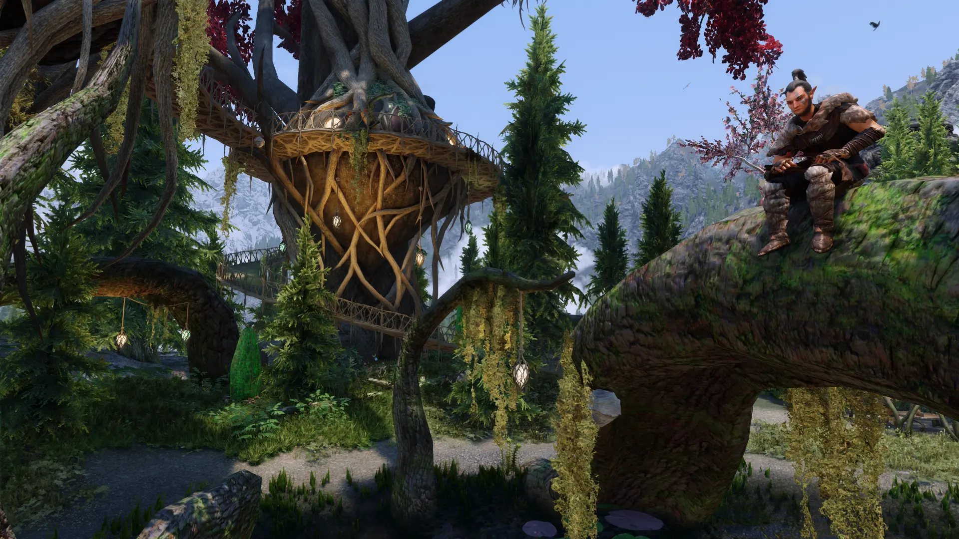 Valkyrie Skyrim Mods - This is Wind Path a small player home mod. This is  one of the very small few player homes currently that is mostly having the  player interact with