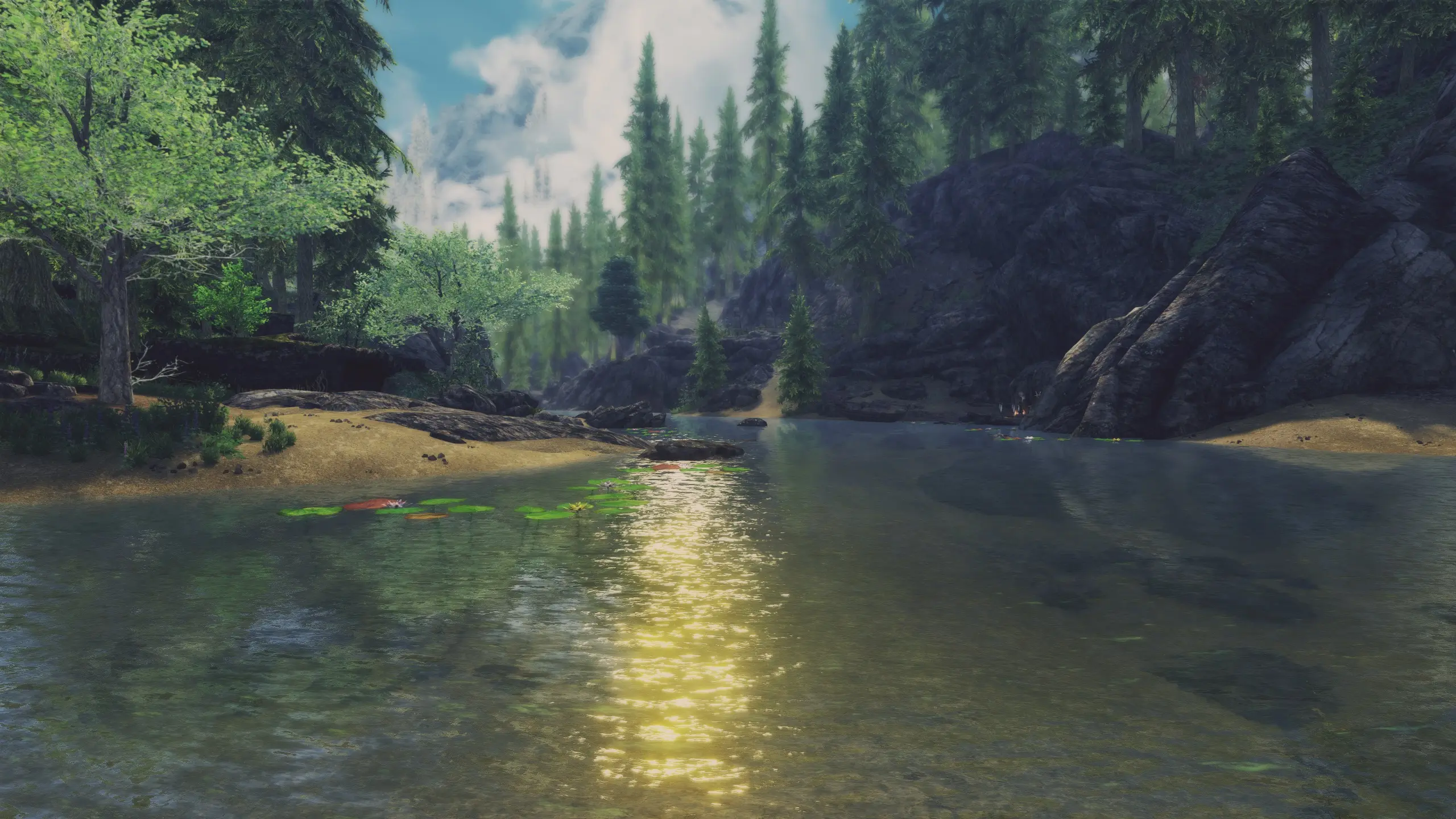 Simplicity of Sea - Water Mod with ENB Displacement Textures at Skyrim ...