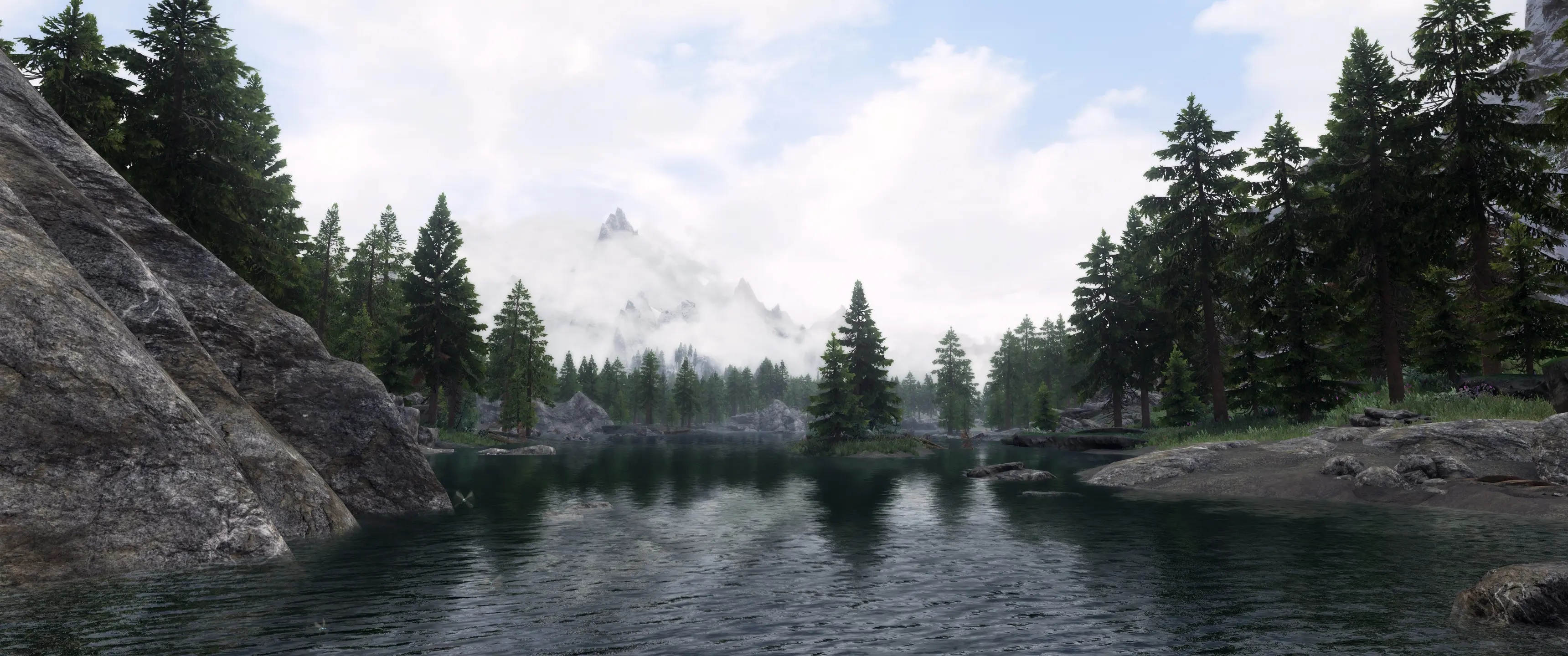 Simplicity of Sea - Water Mod with ENB Displacement Textures at Skyrim ...